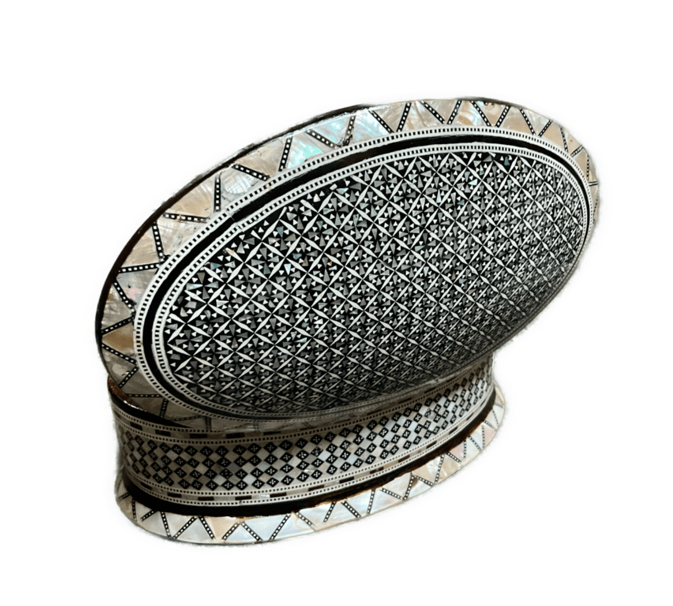 Handmade Wooden Jewelry Box Wood Trinket Storage Wood Box Mother of Pearl Inlay - Laila Hand Made Gifts