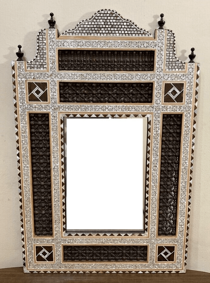 Handmade Mirror Wall Frames Decor, Art Decor Furniture, Wood Mirror Frame Inlaid - Laila Hand Made Gifts