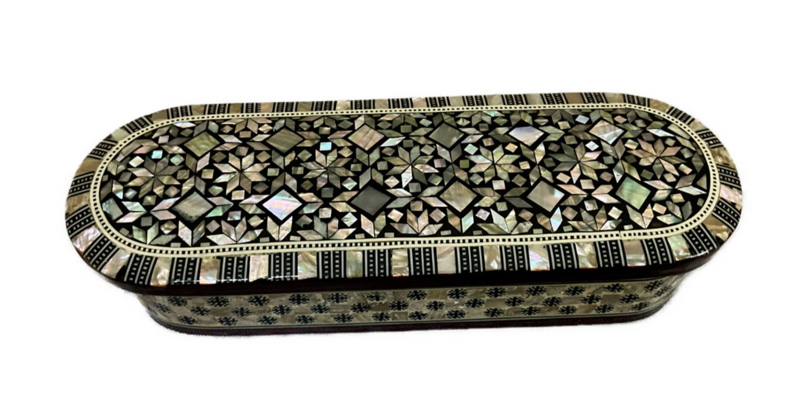 Handmade Wooden Jewelry Box Wood Trinket Storage Wood Box Mother of Pearl Inlay