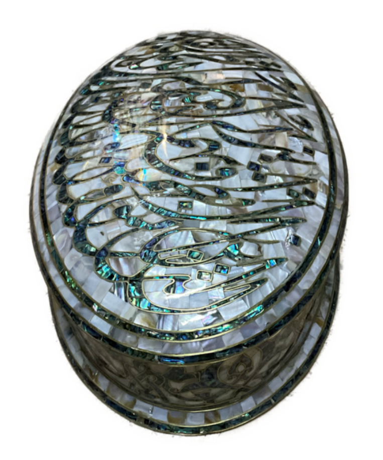 Handmade Wooden Jewelry Box Wood Trinket Storage Wood Box Mother of Pearl Inlay