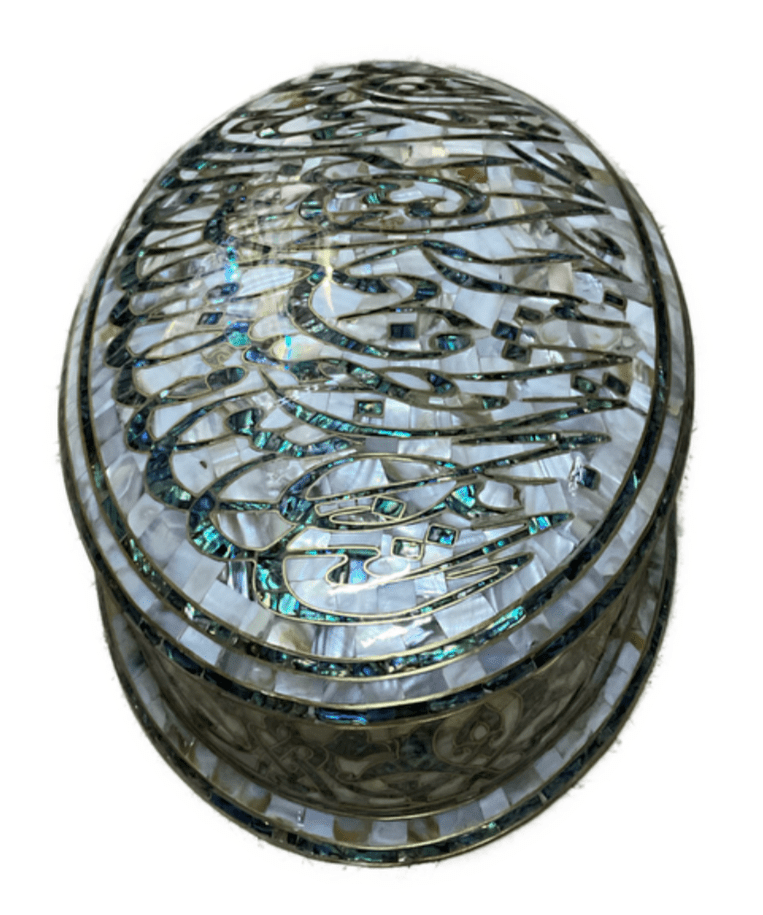 Handmade Wooden Jewelry Box Wood Trinket Storage Wood Box Mother of Pearl Inlay - Laila Hand Made Gifts