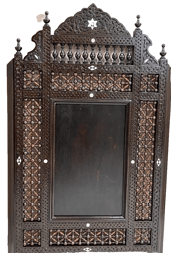 Handmade Mirror Wall Frames Decor, Art Decor Furniture, Wood Mirror Frame Inlaid - Laila Hand Made Gifts