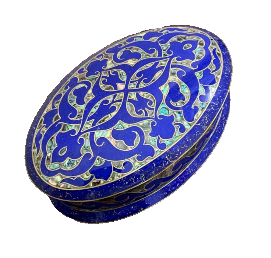 Handmade Wooden Jewelry Box Wood Trinket Storage Wood Box Mother of Pearl Inlay