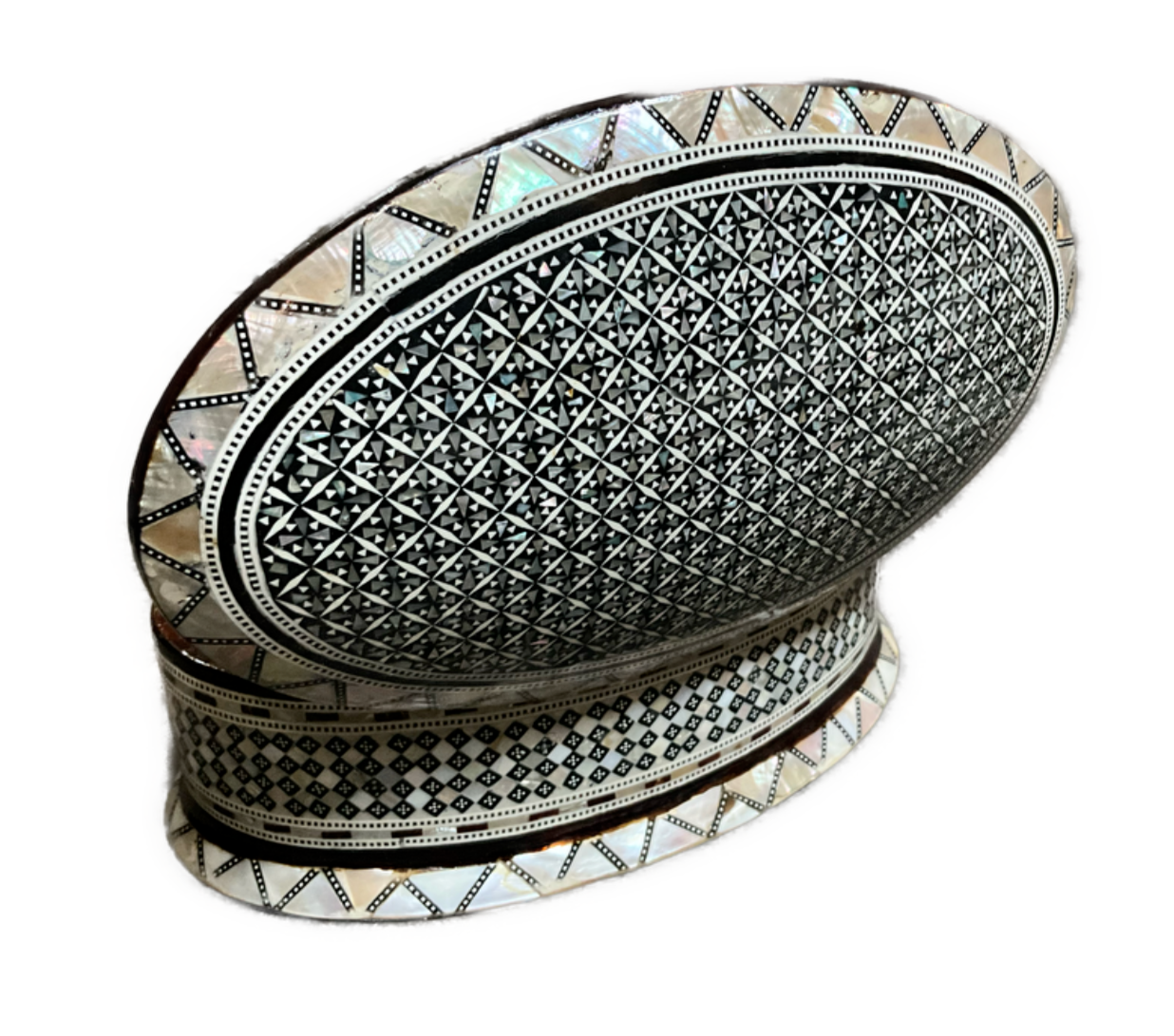 Handmade Wooden Jewelry Box Wood Trinket Storage Wood Box Mother of Pearl Inlay