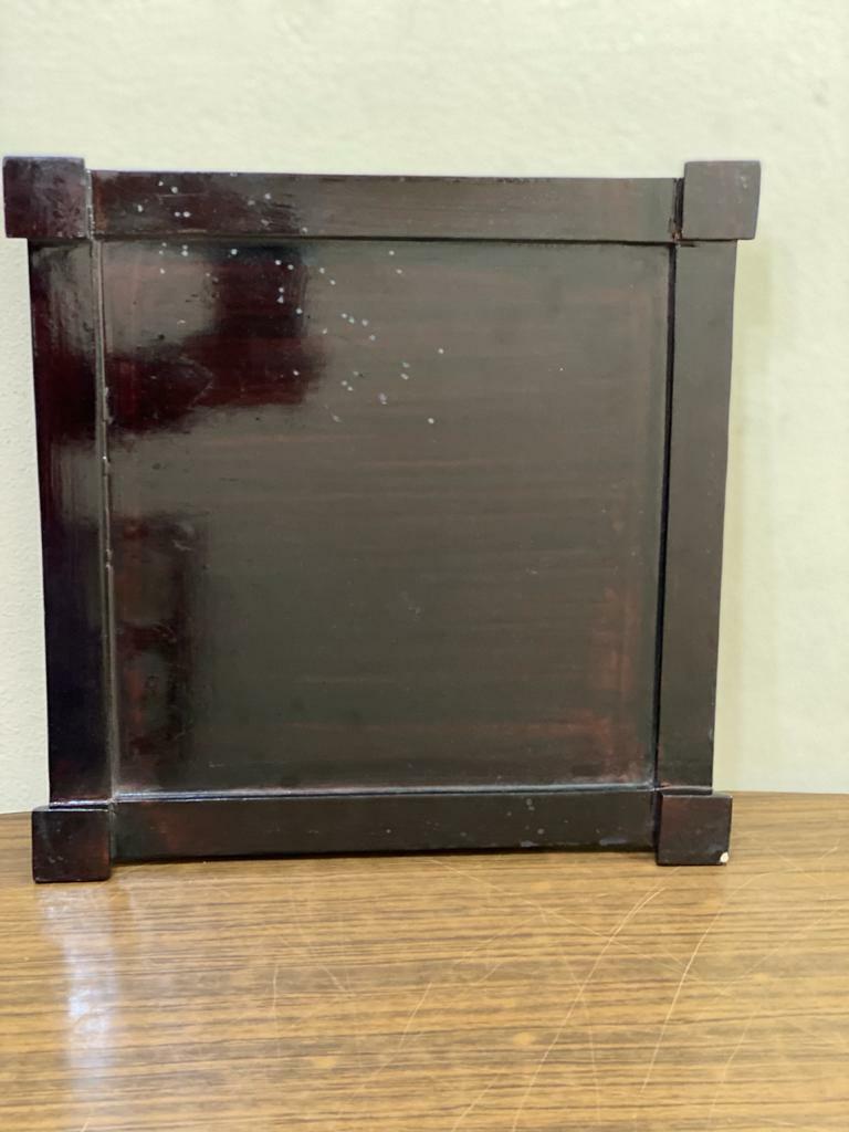 Handmade, Wood Chess Board, Chess Set, Game Board, Inlaid Mother of Pearl (13")