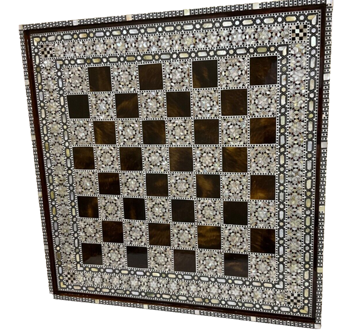 Handmade, Luxury, Wooden Chess Board, Wood Chess Board, Game Board, Inlaid Shell