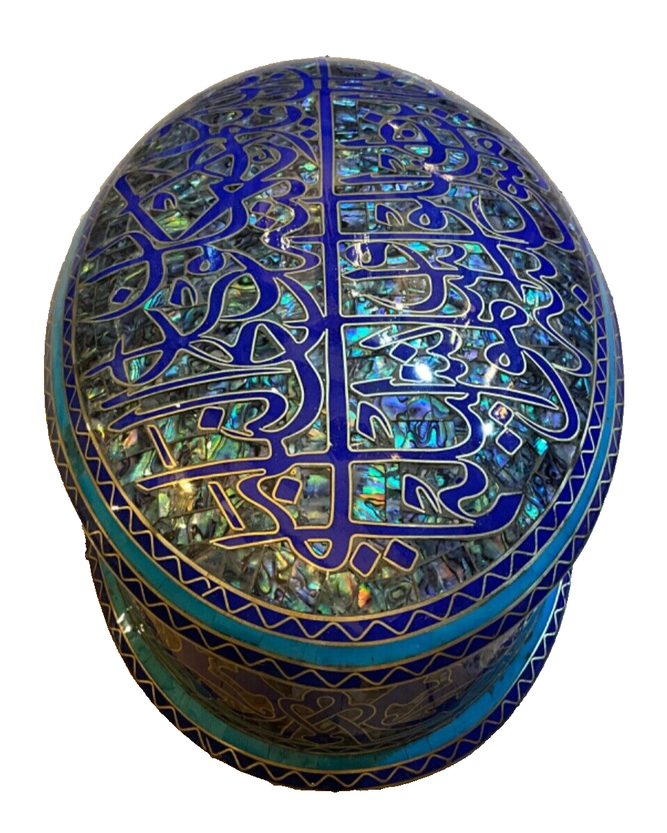Handmade Wooden Jewelry Box Wood Trinket Storage Wood Box Mother of Pearl Inlay - Laila Hand Made Gifts