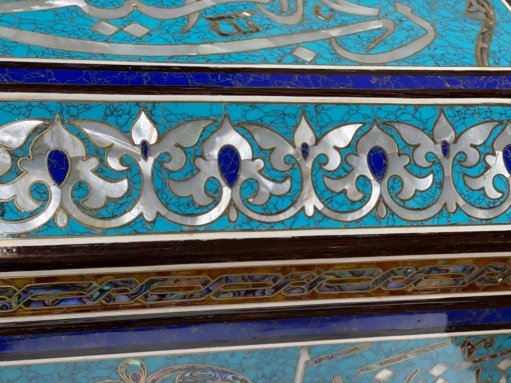 Handmade Wooden Jewelry Box Wood Trinket Storage Wood Box Mother of Pearl Inlay