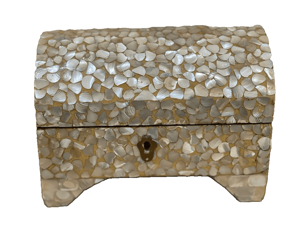 Handmade Wooden Jewelry Box Wood Trinket Storage Wood Box Mother of Pearl Inlay - Laila Hand Made Gifts