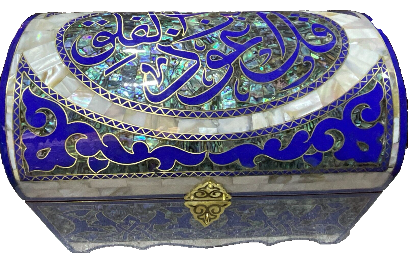 Handmade Wooden Jewelry Box Wood Trinket Storage Wood Box Mother of Pearl Inlay - Laila Hand Made Gifts