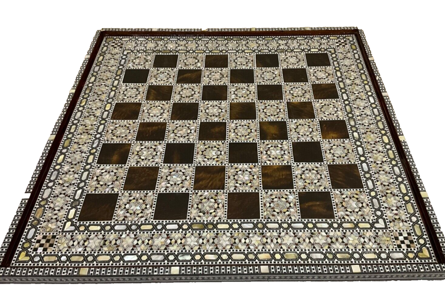 Handmade, Luxury, Wooden Chess Board, Wood Chess Board, Game Board, Inlaid Shell