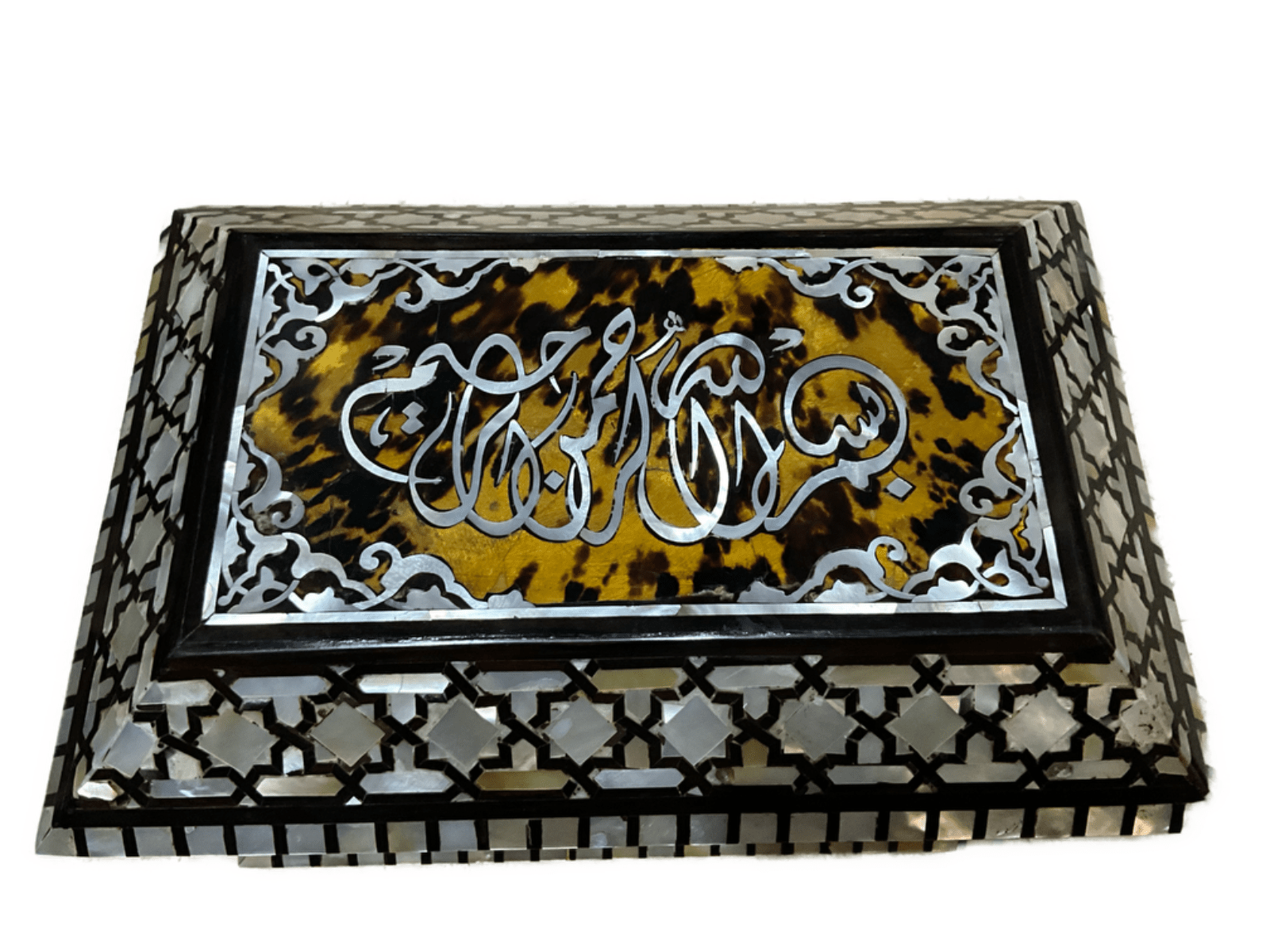 Handmade Wooden Jewelry Box Wood Trinket Storage Wood Box Mother of Pearl Inlay - Laila Hand Made Gifts