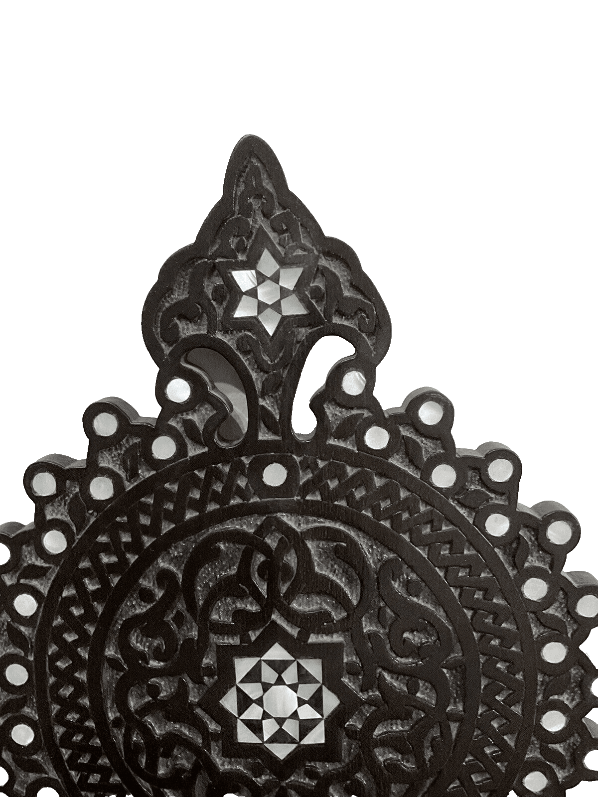 Handmade, Antique Egyptian, Wood Wall Shelf, Handwork Carving wood, Inlaid Shell - Laila Hand Made Gifts