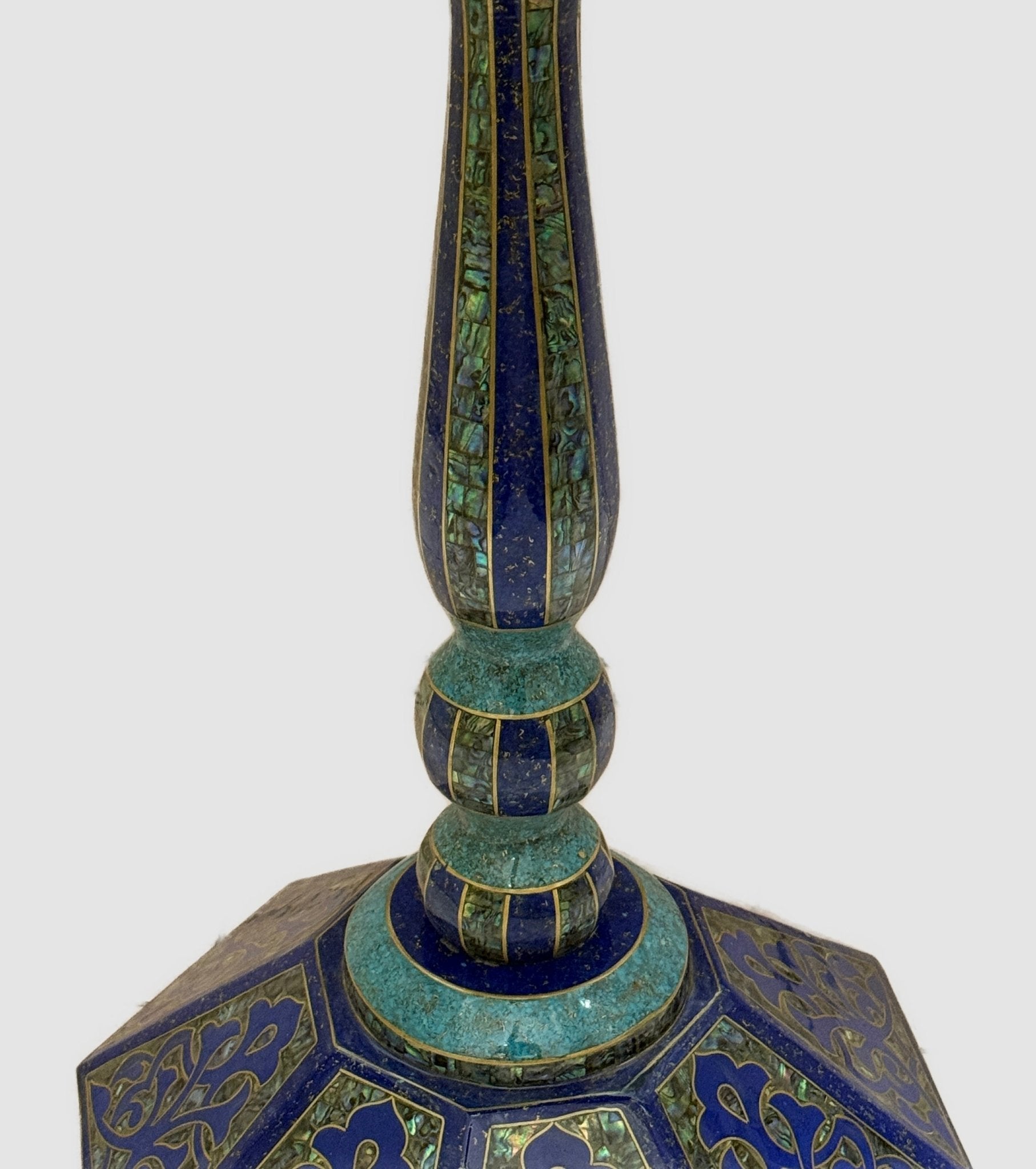 Luxury Handmade Wooden Chess Table with Mother of Pearl Inlay - Laila Hand Made Gifts