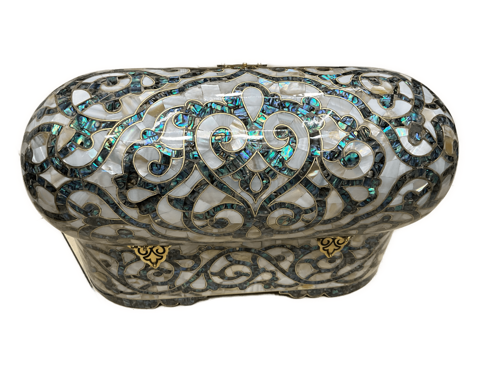 Luxury Mother of Pearl Handmade Wooden Jewelry Box - Laila Hand Made Gifts