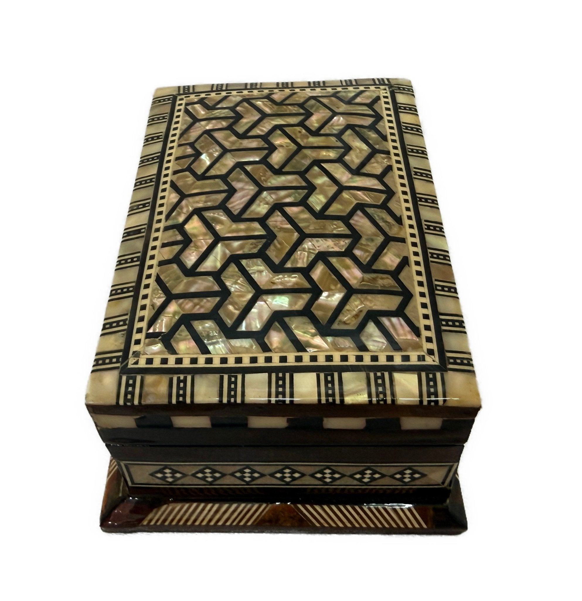 Handcrafted Mother of Pearl Keepsake Box – Luxury Wooden Jewelry Box - Laila Hand Made Gifts