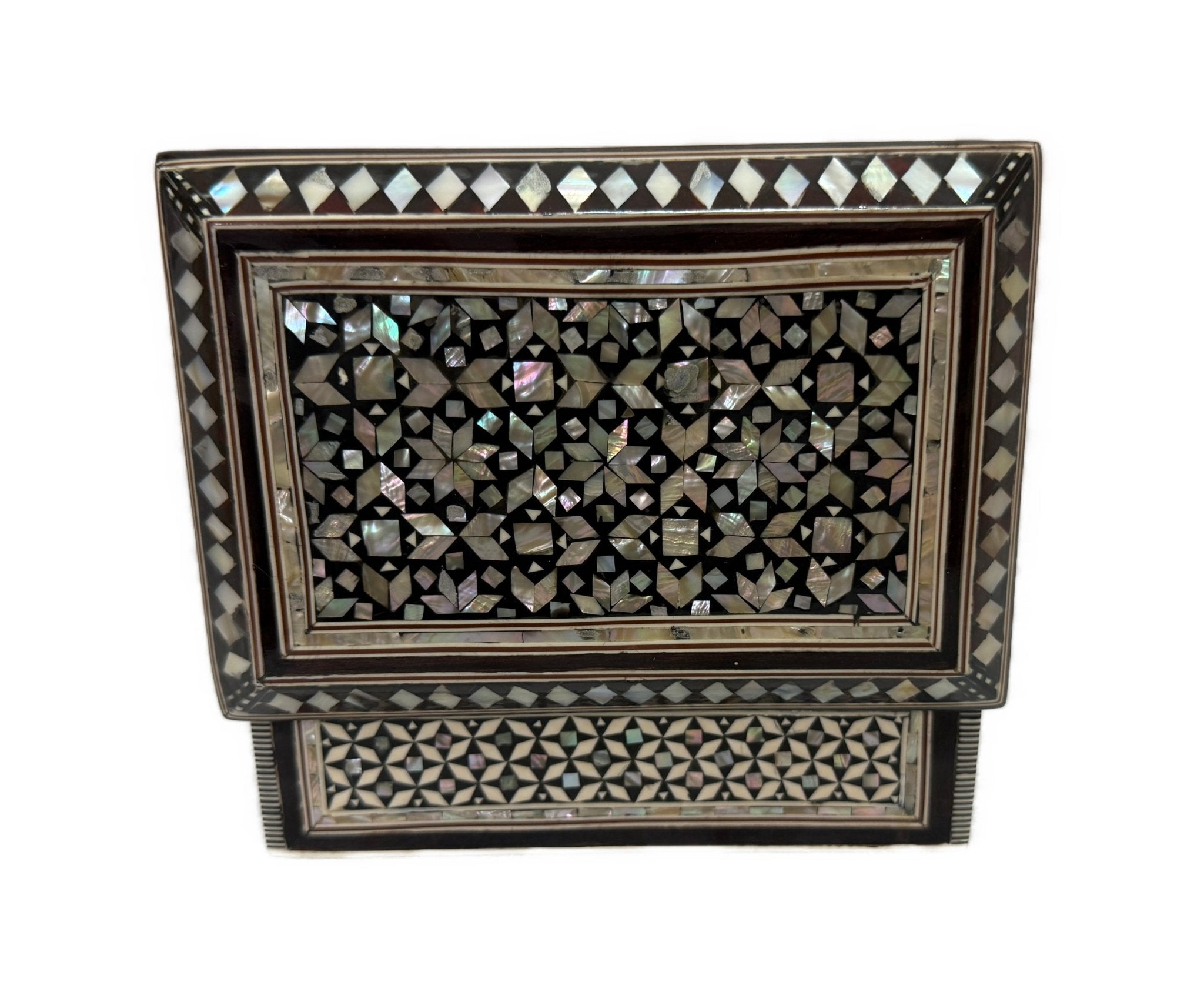 Handmade Mother of Pearl Jewelry Box – Luxury Wooden Keepsake Box - Laila Hand Made Gifts