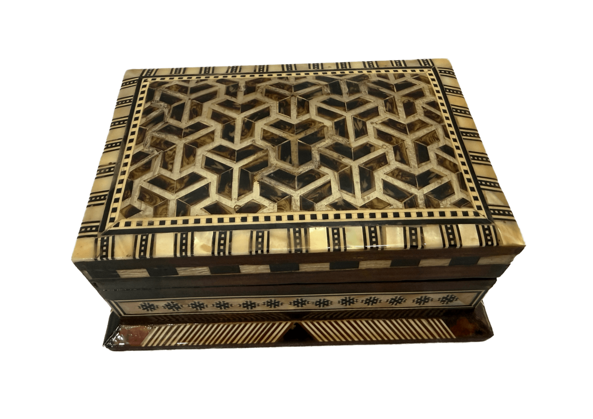 Handcrafted Mother of Pearl Keepsake Box – Luxury Wooden Jewelry Box (Copy) - Laila Hand Made Gifts