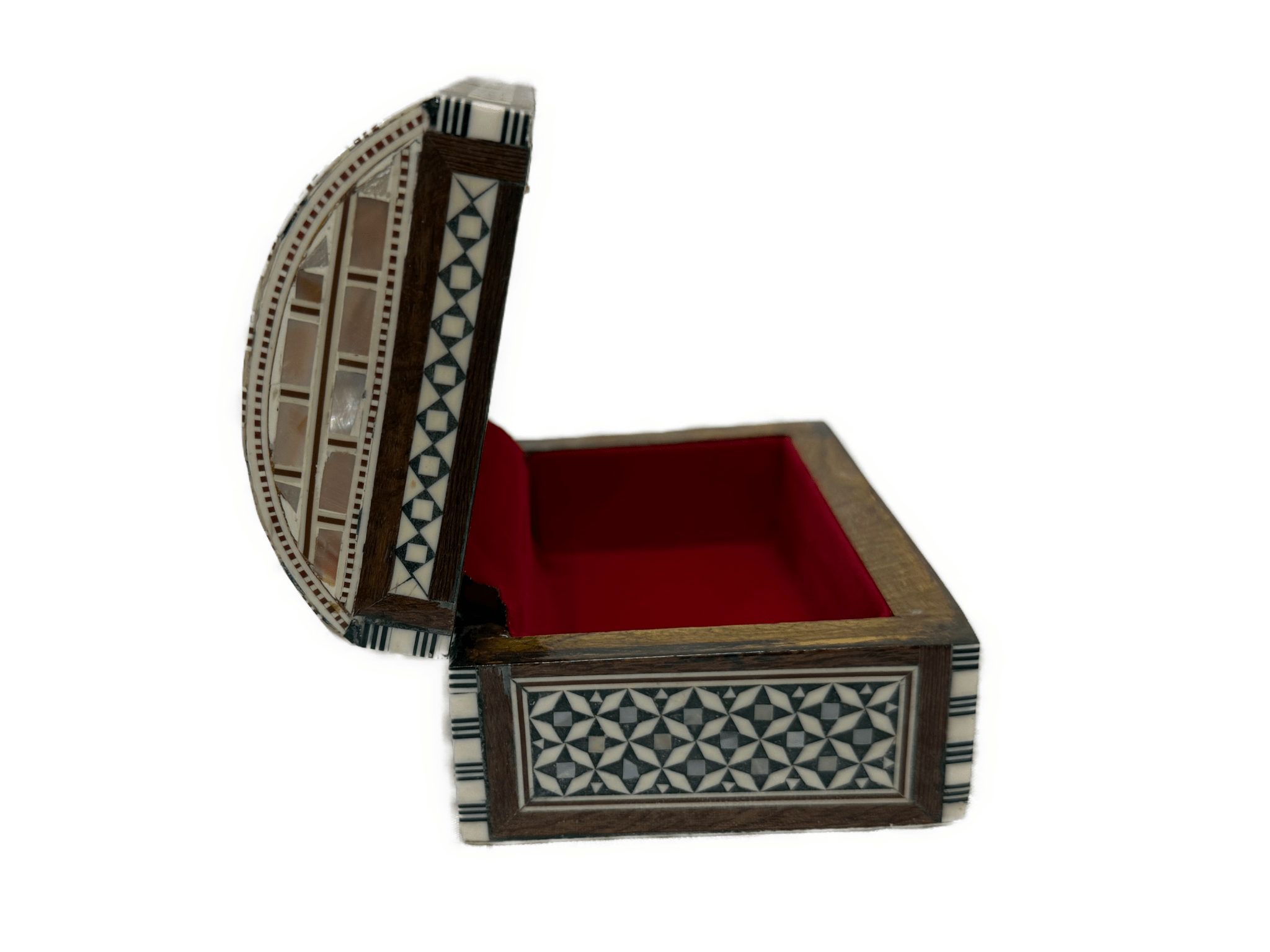 Handmade Mother of Pearl Treasure Chest Jewelry Box - Laila Hand Made Gifts