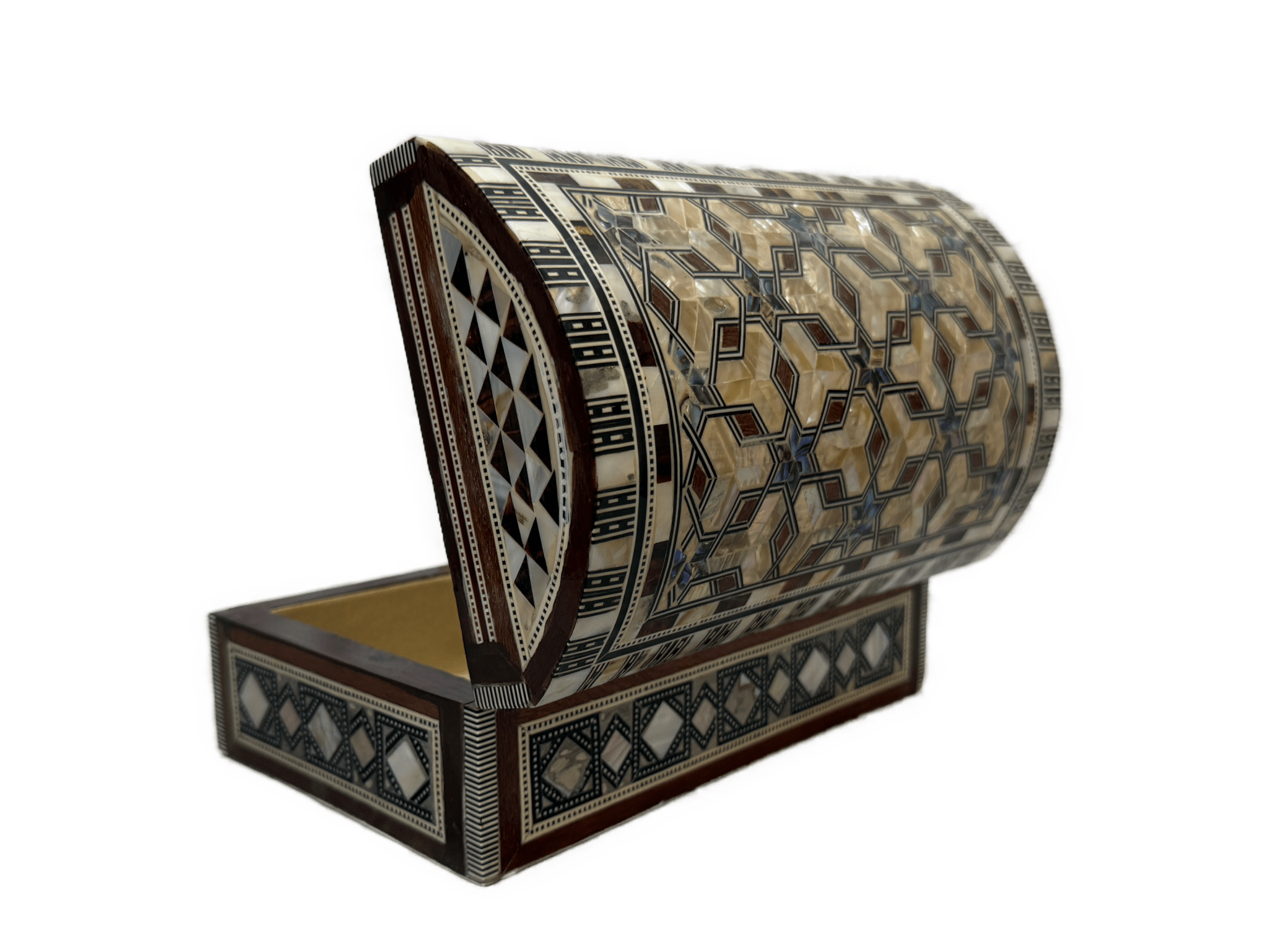 Handmade Mother of Pearl Jewelry Box Wooden Trinket Box - Laila Hand Made Gifts