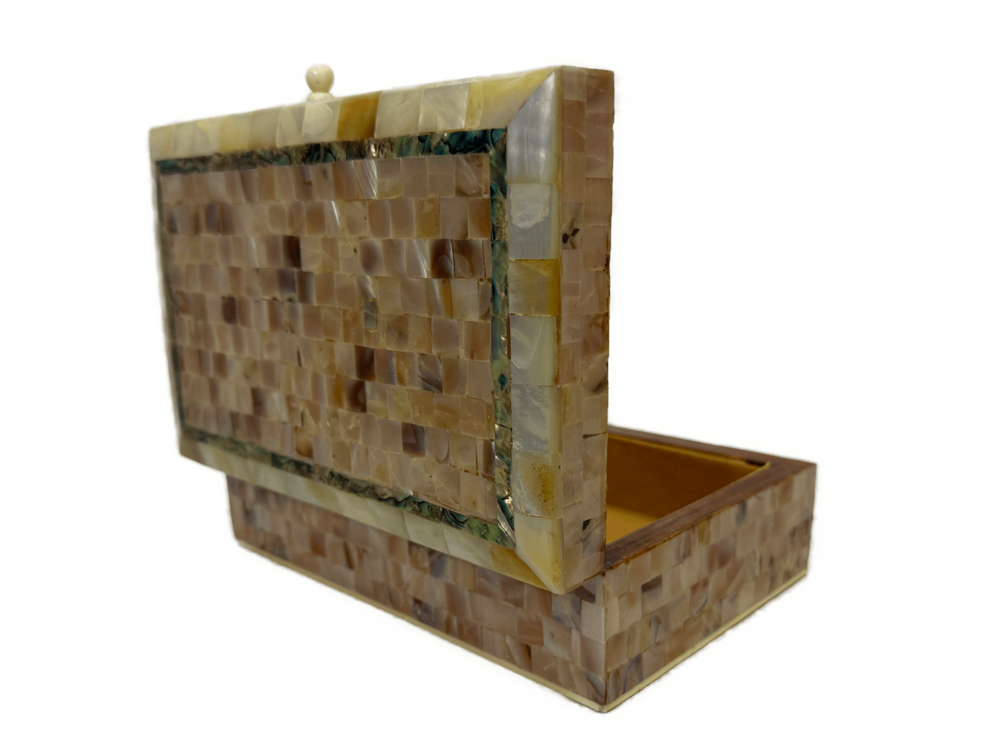 Handmade Mother of Pearl Jewelry Box Wooden Keepsake Box - Laila Hand Made Gifts