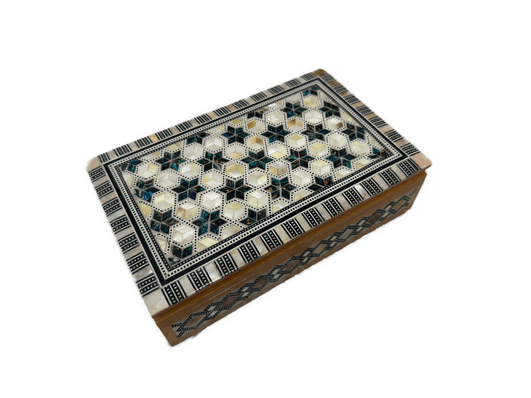 Handmade Mother of Pearl Jewelry Box – Luxury Wooden Keepsake Box - Laila Hand Made Gifts