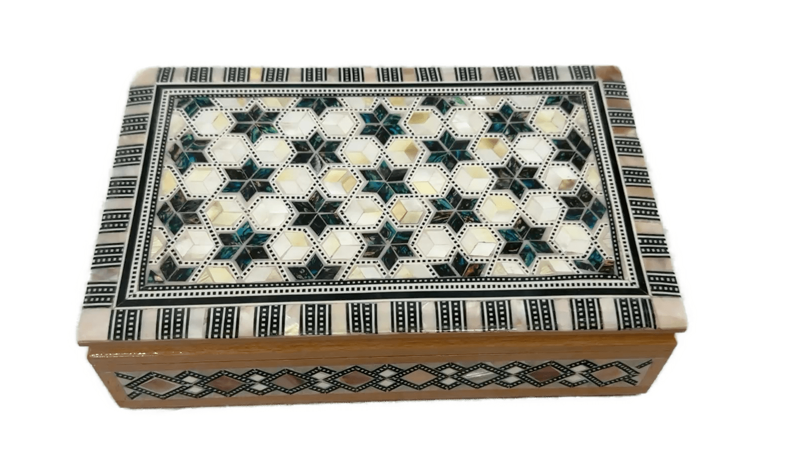 Handmade Mother of Pearl Jewelry Box – Luxury Wooden Keepsake Box - Laila Hand Made Gifts