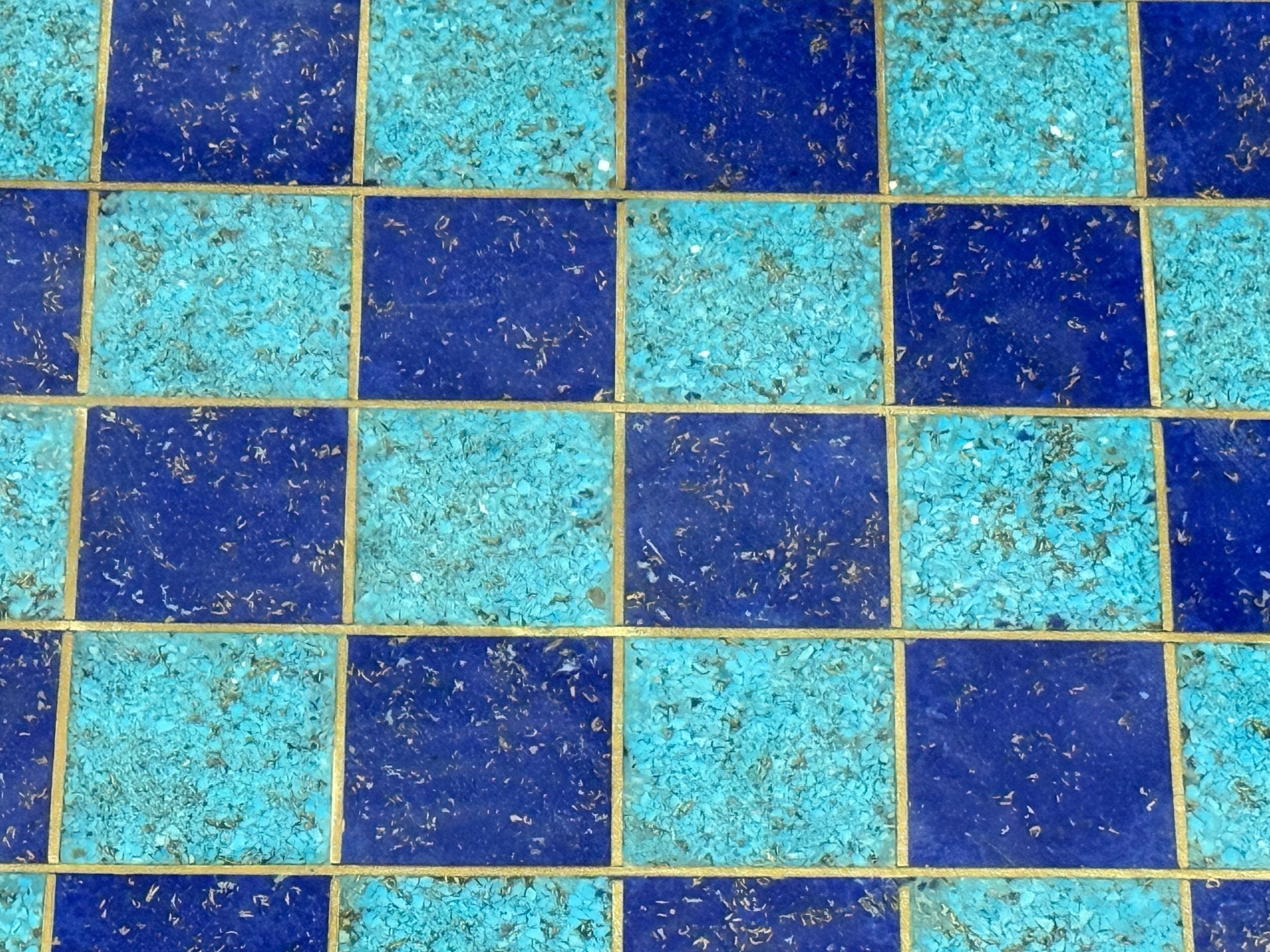 Luxury Handmade Wooden Chess Table with Mother of Pearl Inlay - Laila Hand Made Gifts