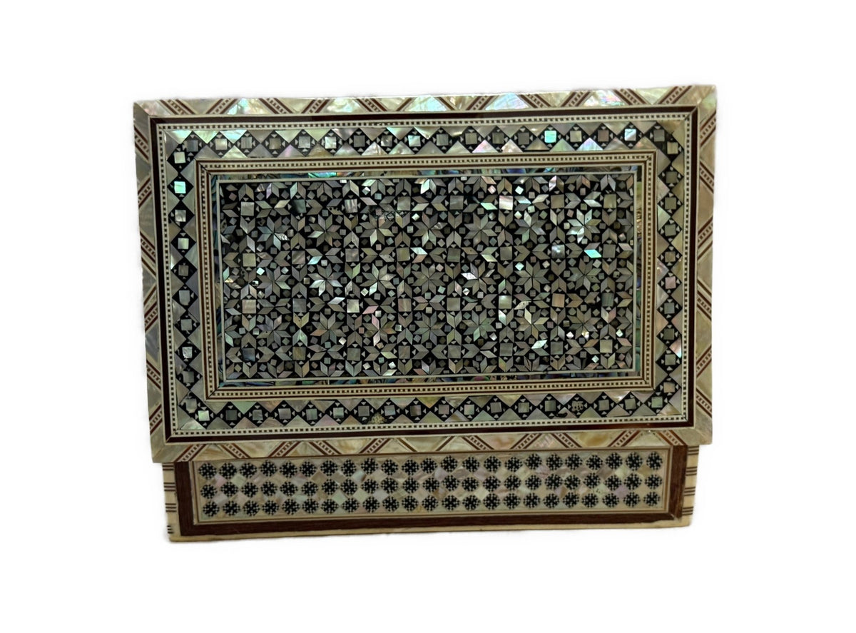 Handcrafted Mother of Pearl Jewelry Box – Egyptian Inlay Art - Laila Hand Made Gifts