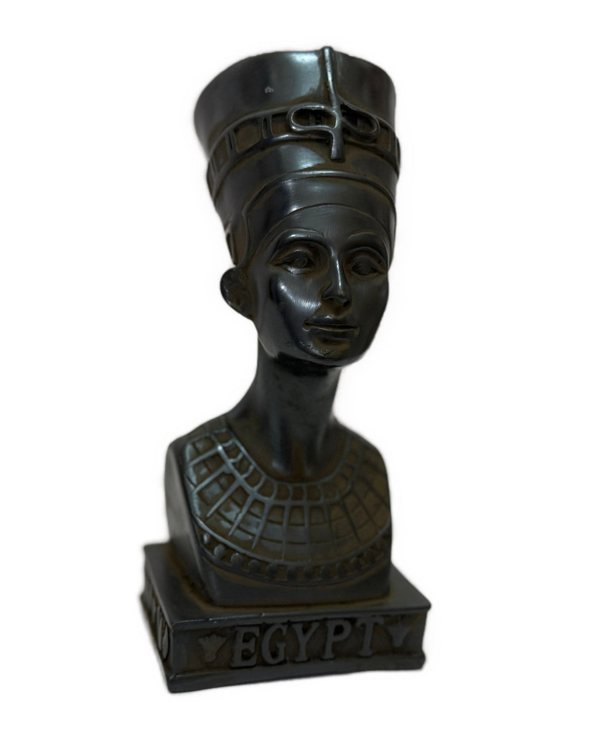 Egyptian Basalt Bust Sculpture – Ancient Egyptian Decor - Laila Hand Made Gifts