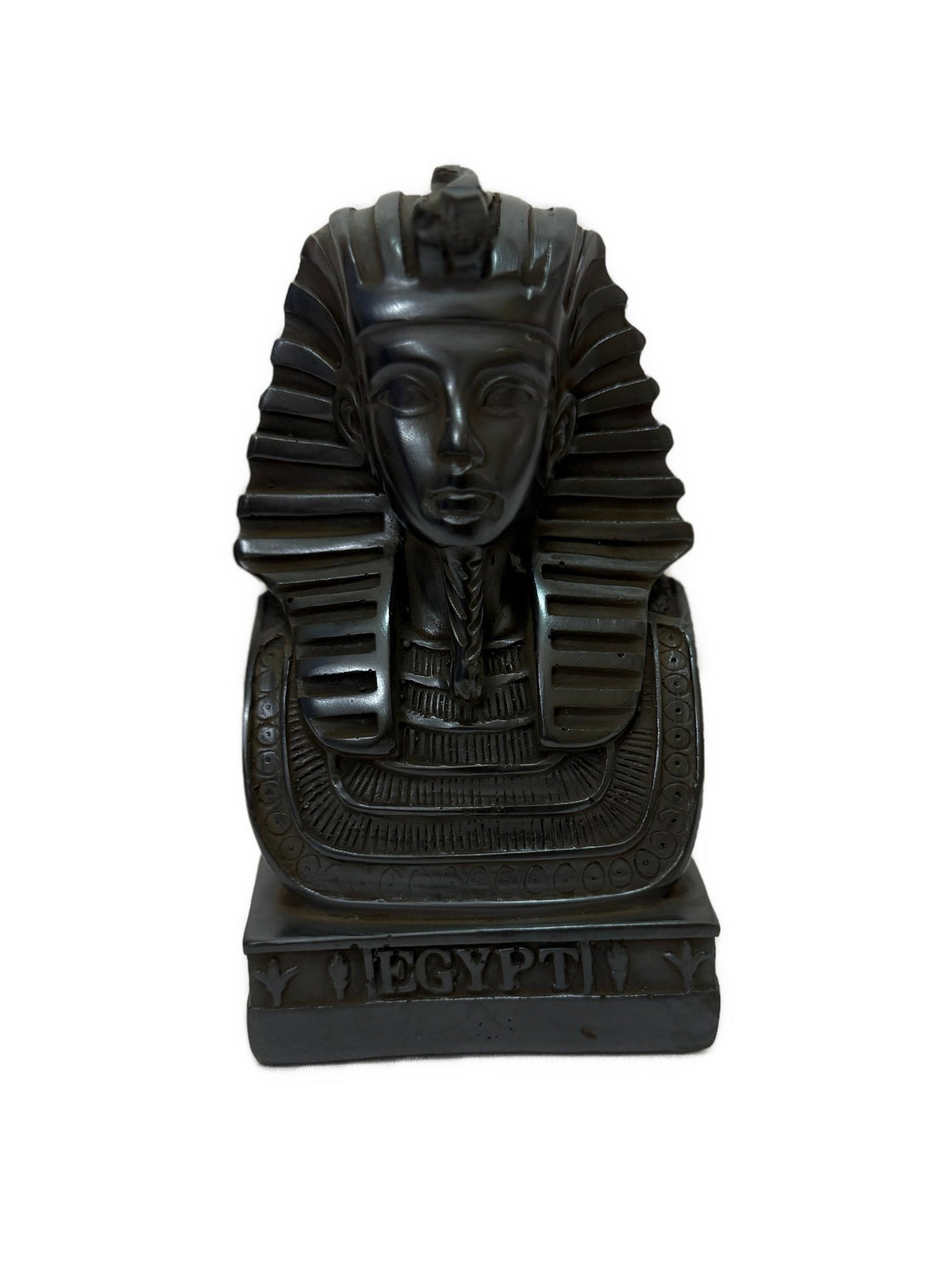 Egyptian Basalt Pharaoh Bust Statue – Ancient Egypt Decor - Laila Hand Made Gifts