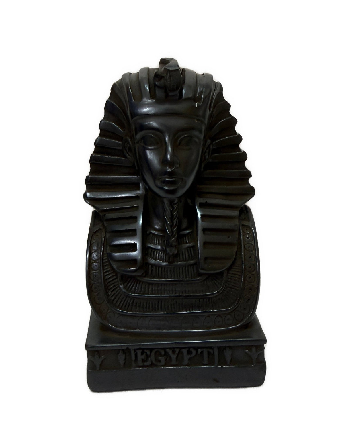 Egyptian Basalt Pharaoh Bust Statue – Ancient Egypt Decor - Laila Hand Made Gifts