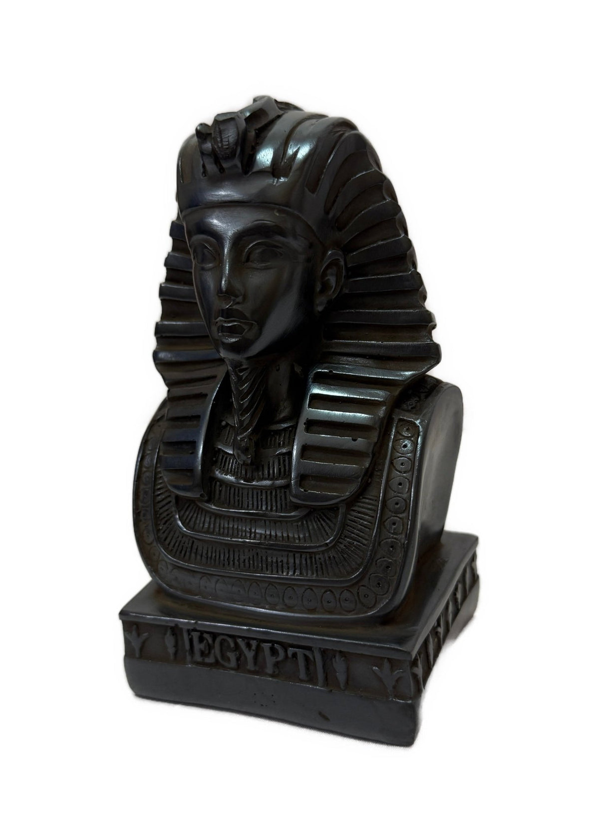 Egyptian Basalt Pharaoh Bust Statue – Ancient Egypt Decor - Laila Hand Made Gifts