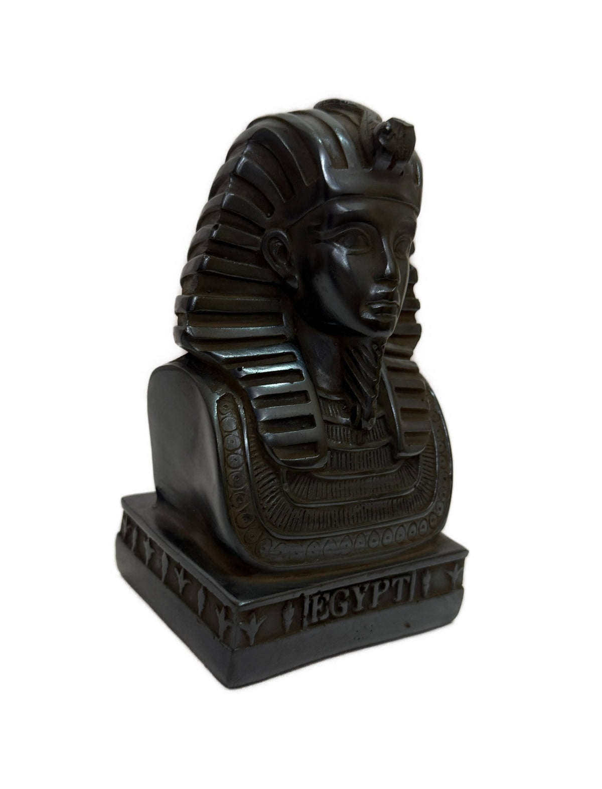 Egyptian Basalt Pharaoh Bust Statue – Ancient Egypt Decor - Laila Hand Made Gifts