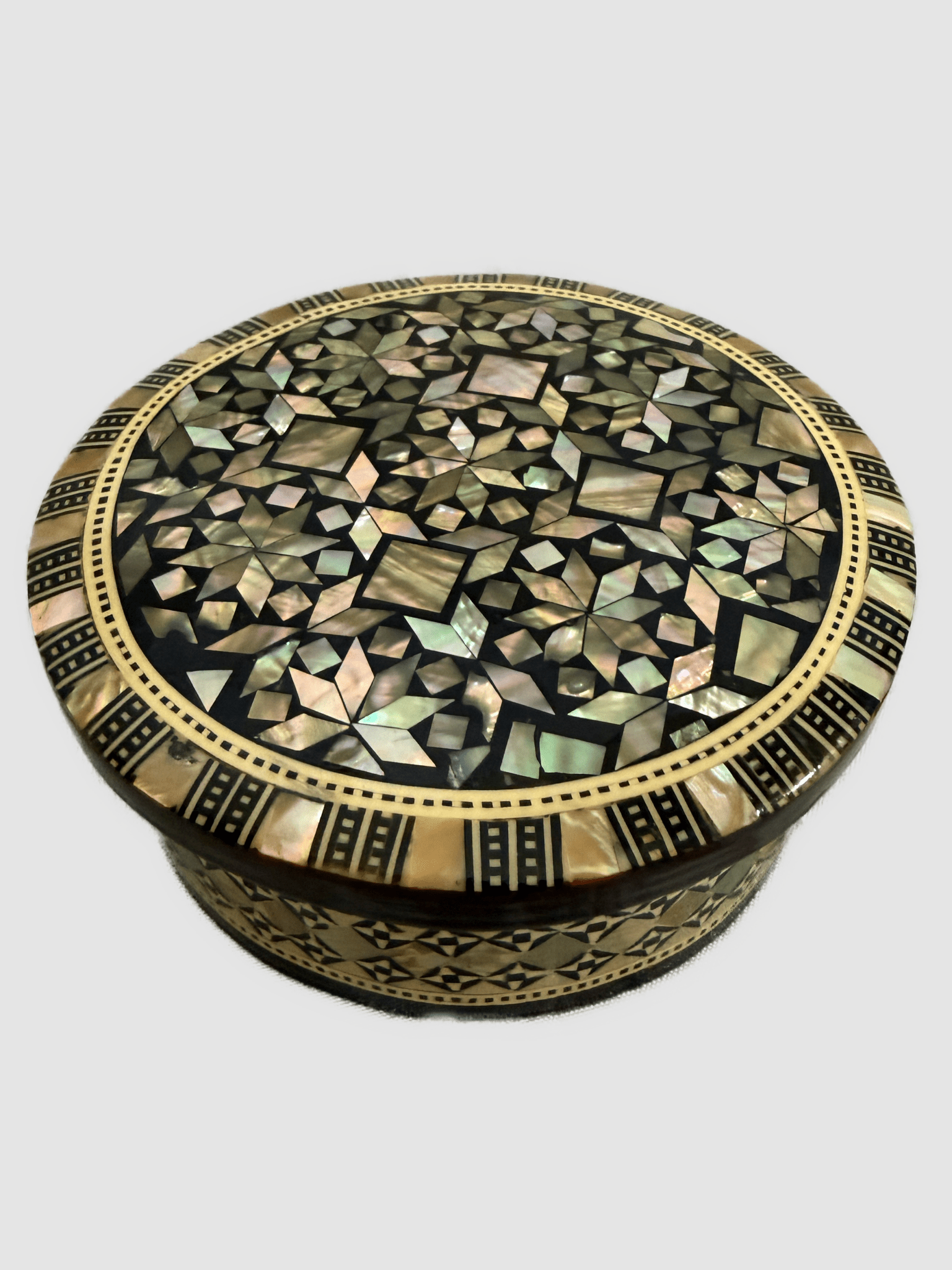 Handmade Mother of Pearl Jewelry Box – Egyptian Inlay Wooden Trinket Box - Laila Hand Made Gifts