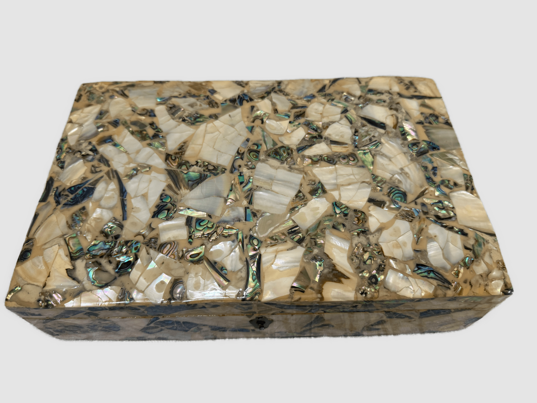 Handmade Mother of Pearl Jewelry Box – Solid Wood Luxury Storage Box - Laila Hand Made Gifts