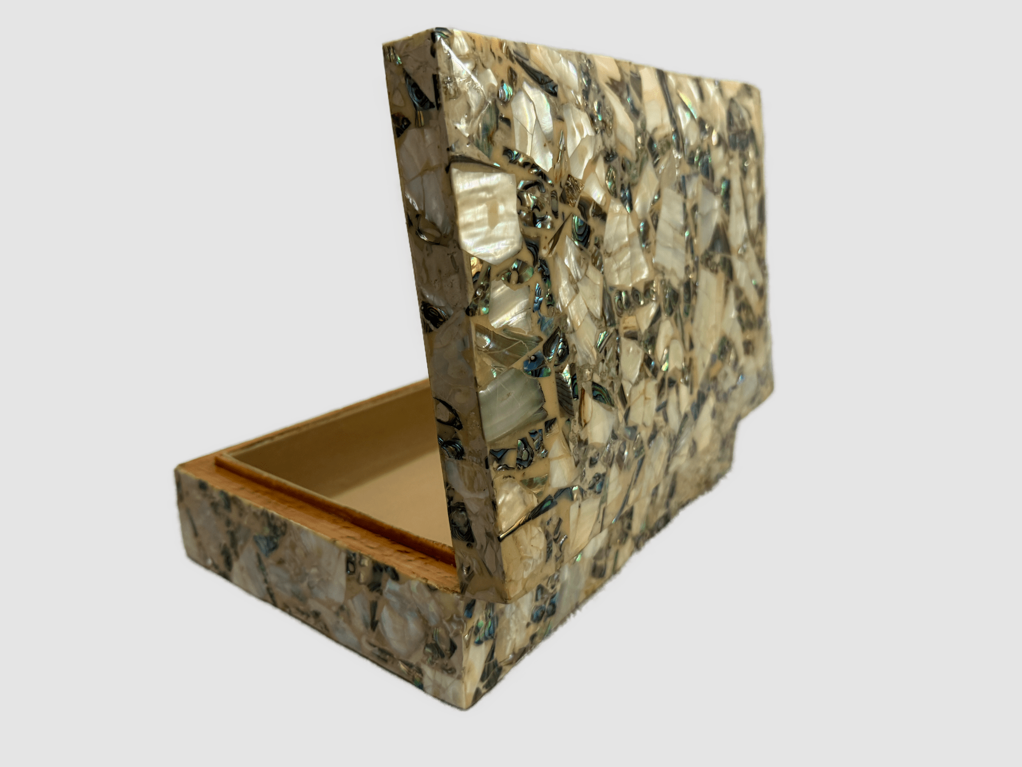 Handmade Mother of Pearl Jewelry Box – Solid Wood Luxury Storage Box - Laila Hand Made Gifts
