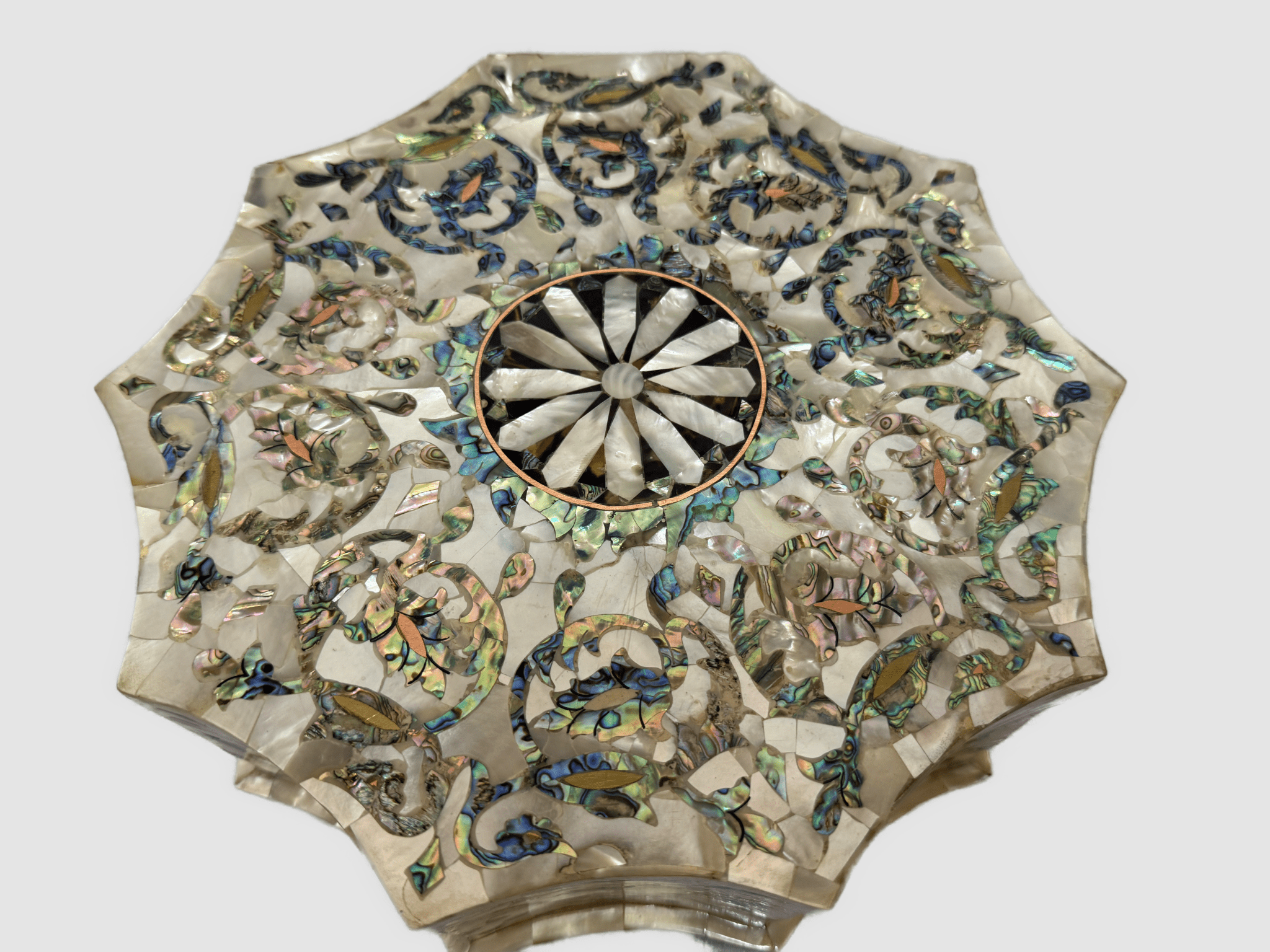 Handmade Wooden Jewelry Box with Mother of Pearl Inlay – Luxury Trinket Storage Box - Laila Hand Made Gifts