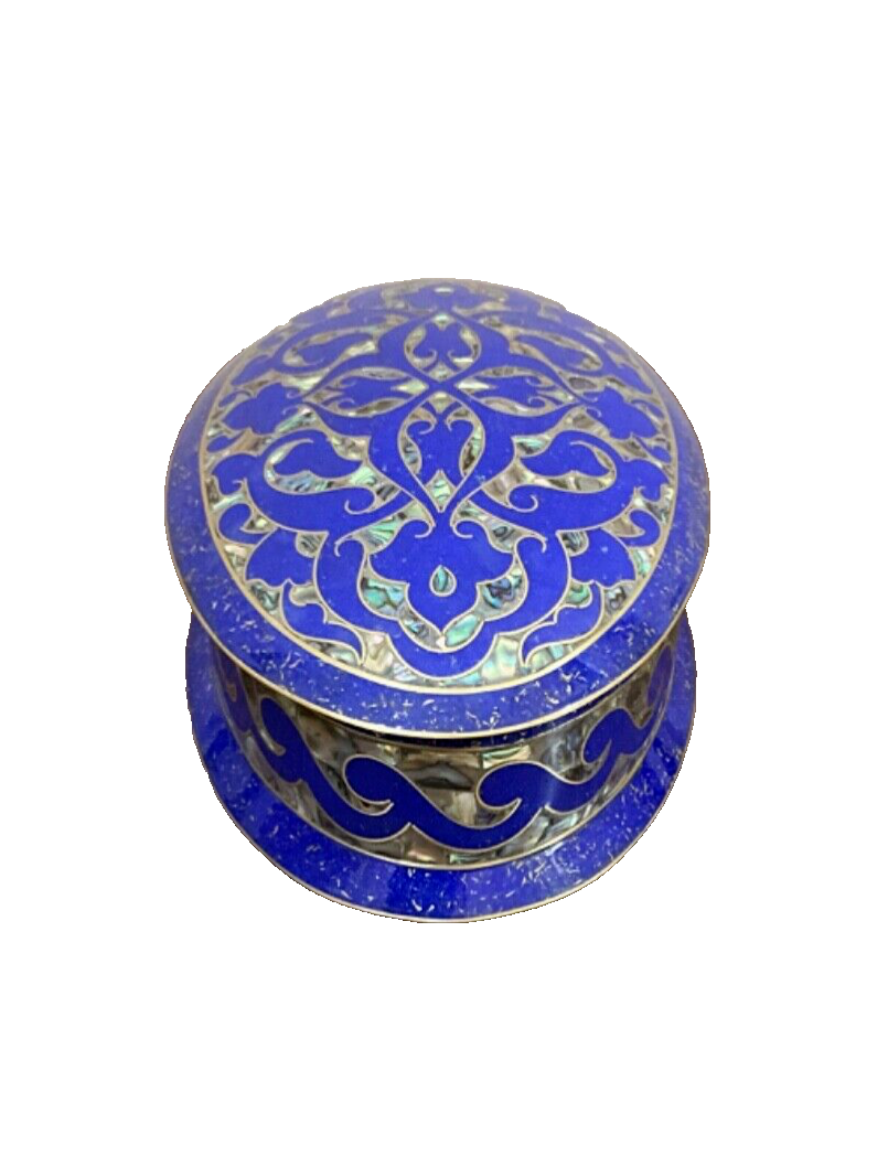 Handmade Wooden Jewelry Box Wood Trinket Storage Wood Box Mother of Pearl Inlay