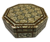 Handmade Wooden Jewelry Box Wood Trinket Storage Wood Box Mother of Pearl Inlay