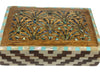 Handmade Wooden Jewelry Box Wood Trinket Storage Wood Box Mother of Pearl Inlay