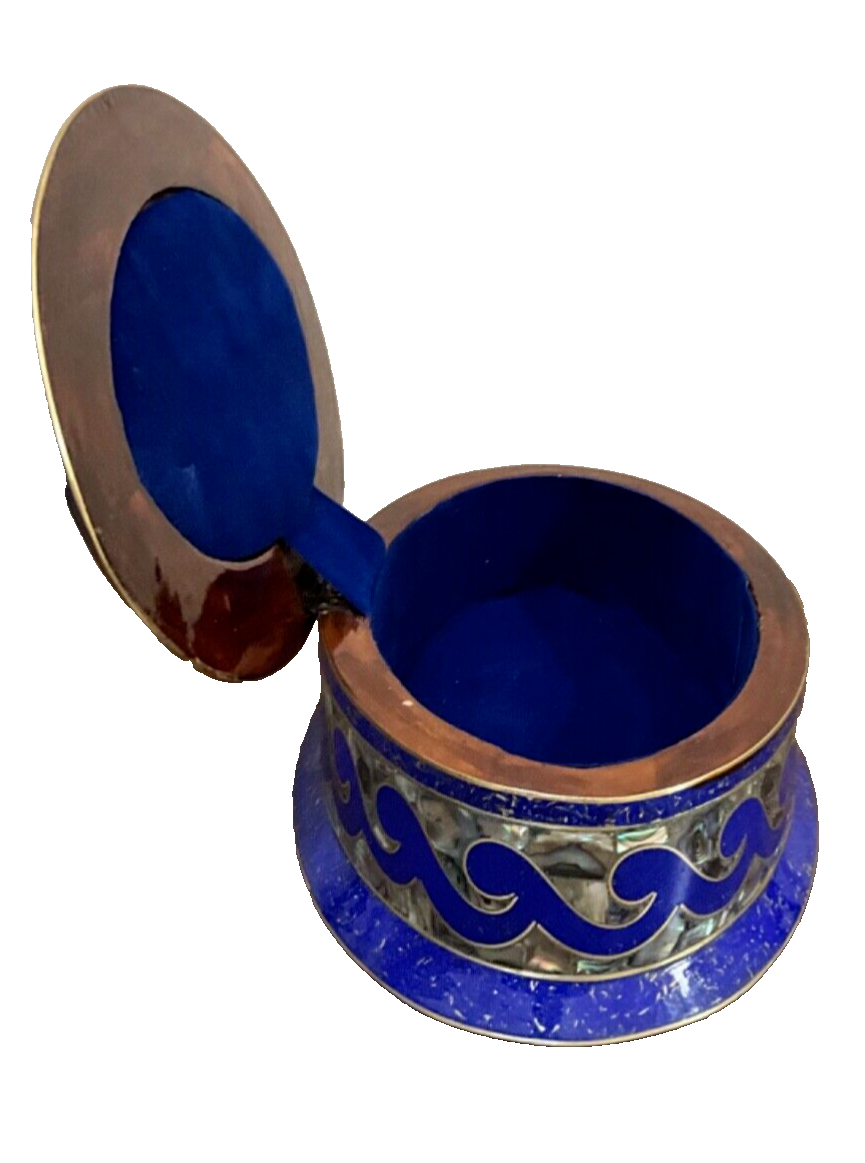 Handmade Wooden Jewelry Box Wood Trinket Storage Wood Box Mother of Pearl Inlay