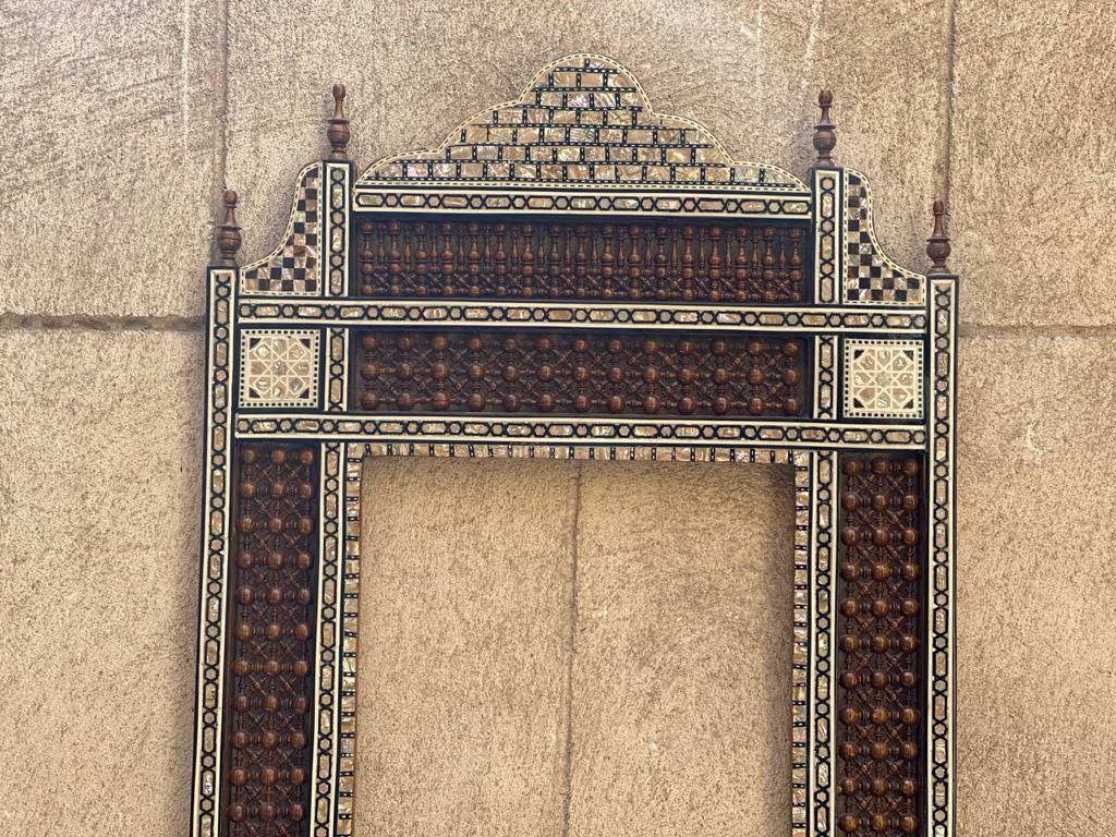 Handmade Mirror Wall Frames Decor, Art Decor Furniture, Wood Mirror Frame Inlaid