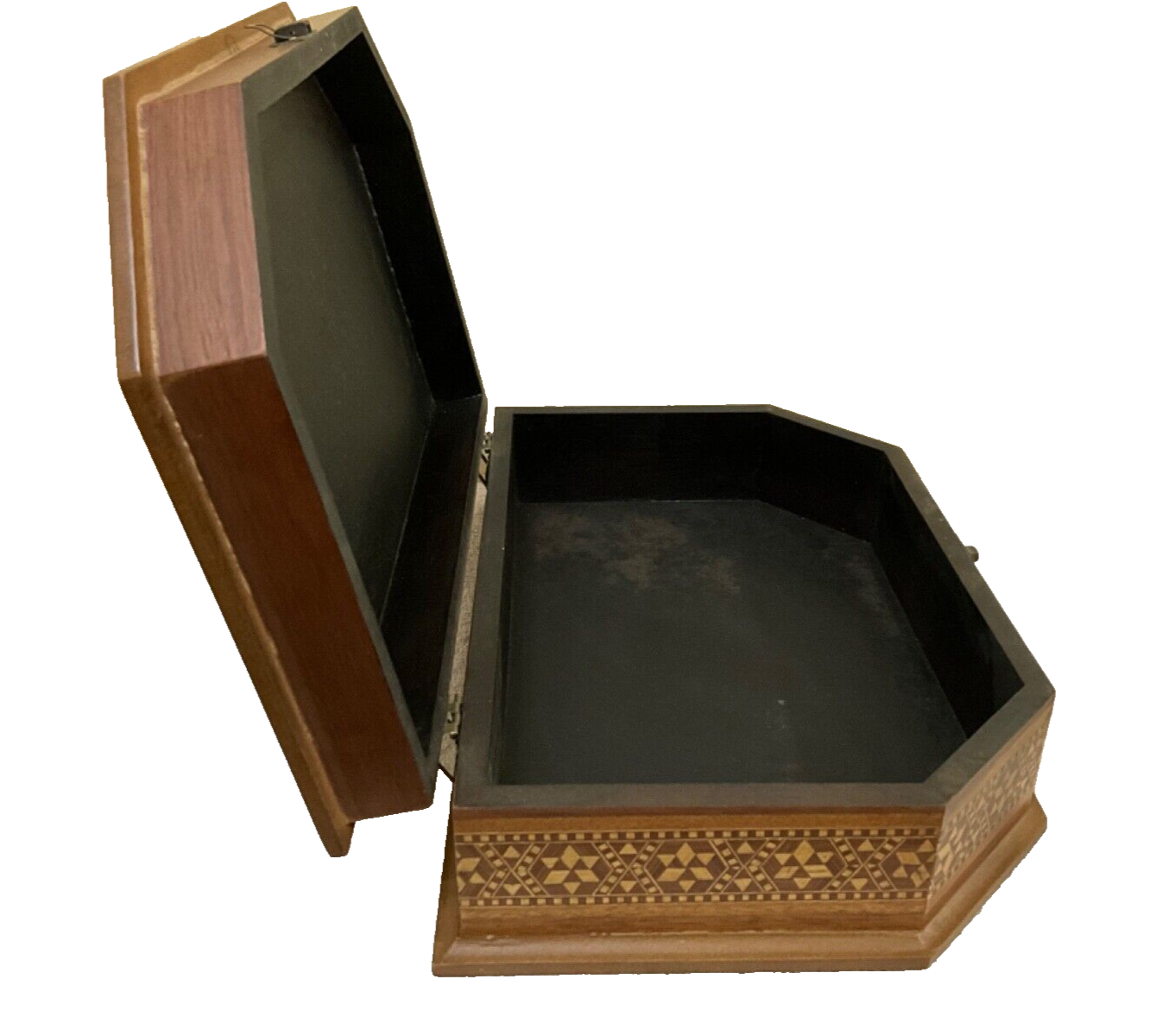 Handmade Wooden  Box Wood Jewelry Box Storage Wooden Box Marquetry Mosaic Inlay
