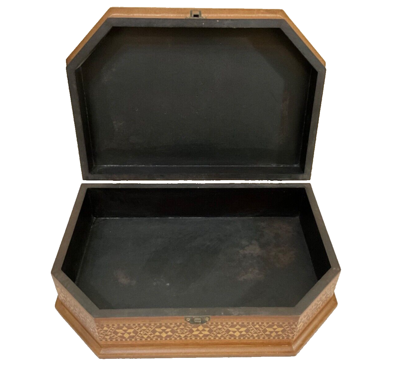 Handmade Wooden  Box Wood Jewelry Box Storage Wooden Box Marquetry Mosaic Inlay
