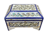 Handmade Wooden Jewelry Box Wood Trinket Storage Wood Box Mother of Pearl Inlay