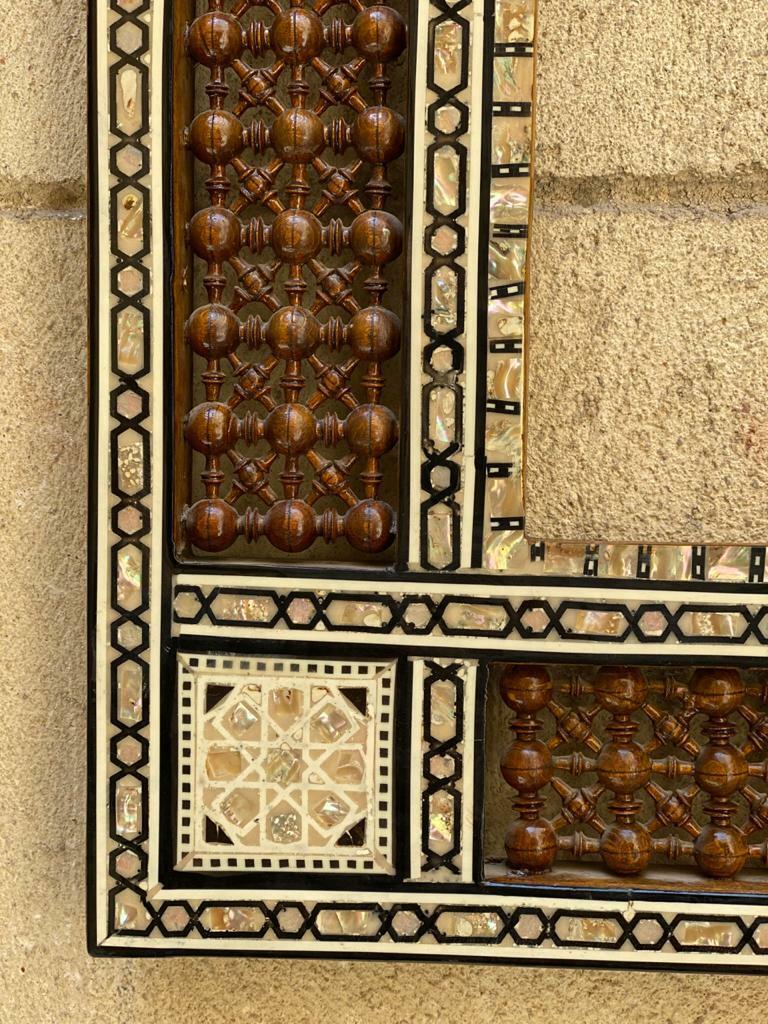 Handmade Mirror Wall Frames Decor, Art Decor Furniture, Wood Mirror Frame Inlaid