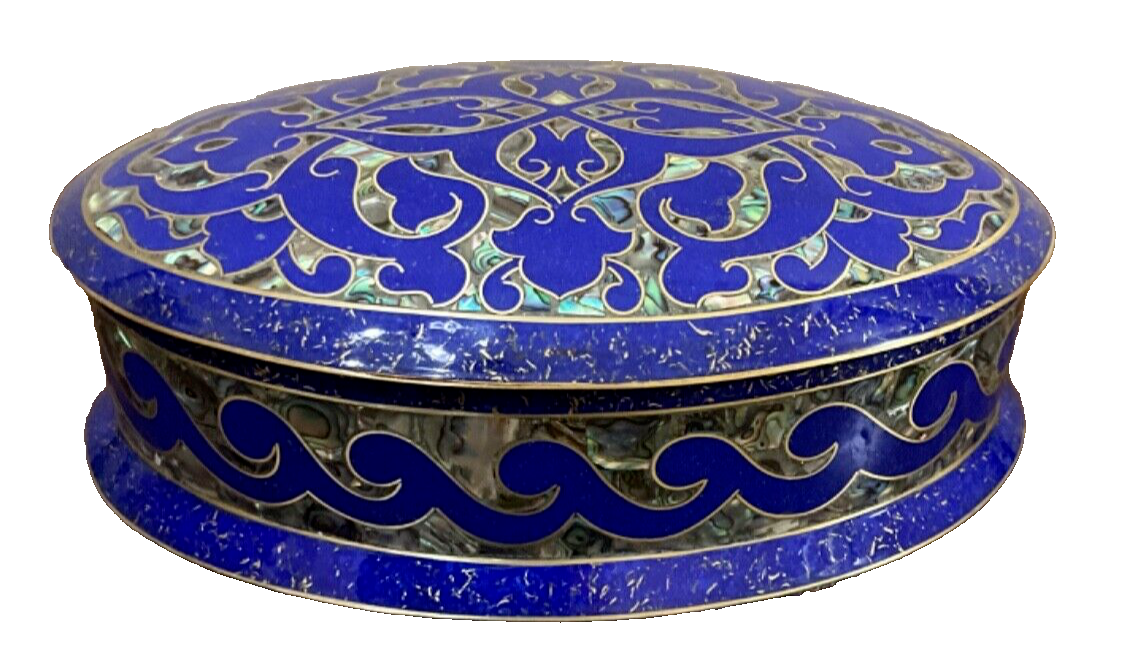 Handmade Wooden Jewelry Box Wood Trinket Storage Wood Box Mother of Pearl Inlay