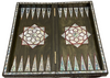 Handmade, Wooden Backgammon Board, Wood Chess Board, Mother of Pearl Inlay (21")