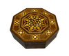Handmade Wooden Jewelry Box Wood Trinket Storage Wood Box Marquetry Mosaic Inlay